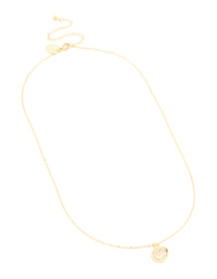 Waterproof Gold Plated Stainless Steel Cubic Zirconia Claw-Set Pendant Necklace - link has visual effect only