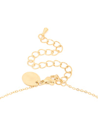 Waterproof Gold Plated Stainless Steel Cubic Zirconia Fine Cross Necklace - link has visual effect only