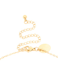 Waterproof Gold Plated Stainless Steel Pearls Necklace - link has visual effect only