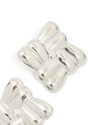 Waterproof Stainless Steel Cross Over Stud Earrings - link has visual effect only