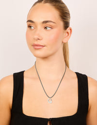 Waterproof Stainless Steel Small Pendant Cord Necklace - link has visual effect only