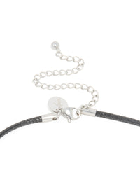 Waterproof Stainless Steel Organic Pendant Cord Necklace - link has visual effect only