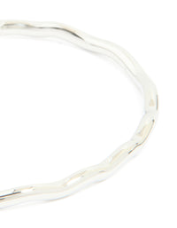 Waterproof Stainless Steel Mini Wave Wrist Cuff - link has visual effect only