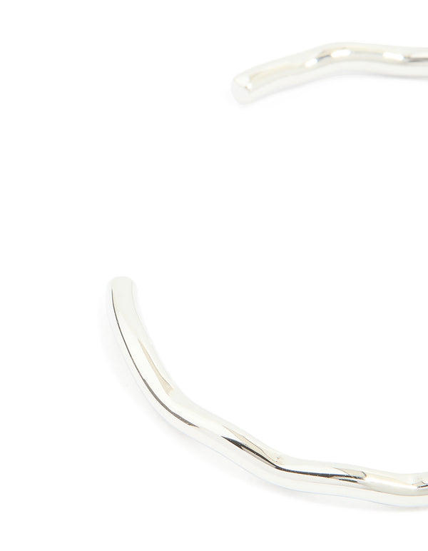 Waterproof Stainless Steel Mini Wave Wrist Cuff