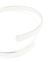 Silver Wrap Around Bangle - link has visual effect only