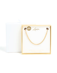 Waterproof Gold Plated Stainless Steel Cubic Zirconia Tennis Necklace - link has visual effect only