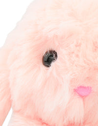 Pink Fabric Small Bunny Key Chain - link has visual effect only