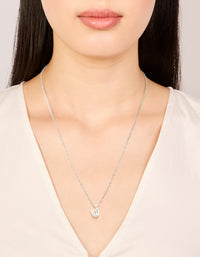 Waterproof Stainless Steel Mini Bubble Letter U Necklace - link has visual effect only