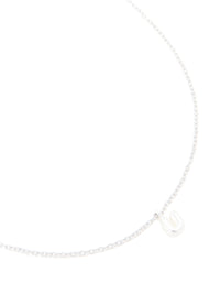 Waterproof Stainless Steel Mini Bubble Letter U Necklace - link has visual effect only