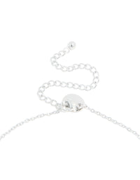 Waterproof Stainless Steel Mini Bubble Letter A Necklace - link has visual effect only