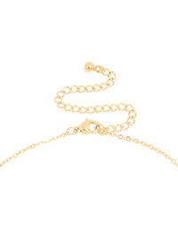 Waterproof Gold Plated Stainless Steel Mini Bubble Letter Y Necklace - link has visual effect only