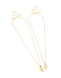 Gold Plated Daughter & Mother Necklaces 2-Pack - link has visual effect only