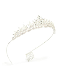 Silver Diamante Garden Of Eden Headband - link has visual effect only