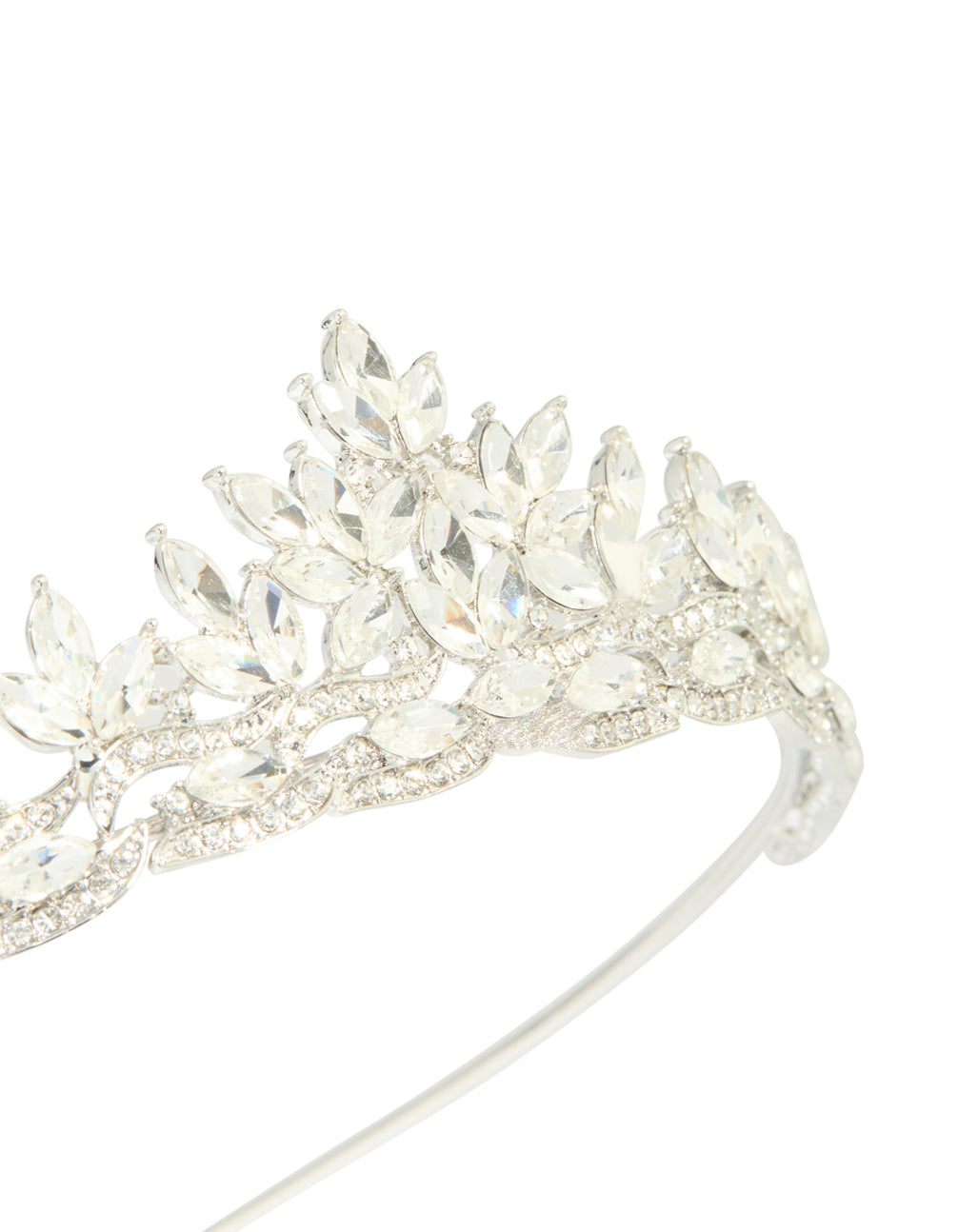 Silver Diamante Garden Of Eden Headband