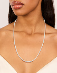 Waterproof Stainless Steel Short Snake Chain Necklace - link has visual effect only