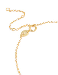 Gold Plated Sterling Silver Cubic Zirconia Letter S Bracelet - link has visual effect only