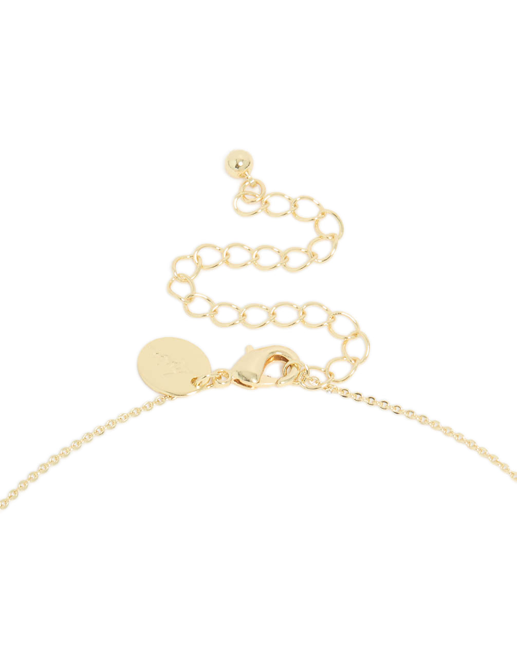 Gold Plated Brass Garnet Cubic Zirconia January Birthstone Necklace