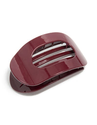Burgundy Oval Hair Claw Clip - link has visual effect only