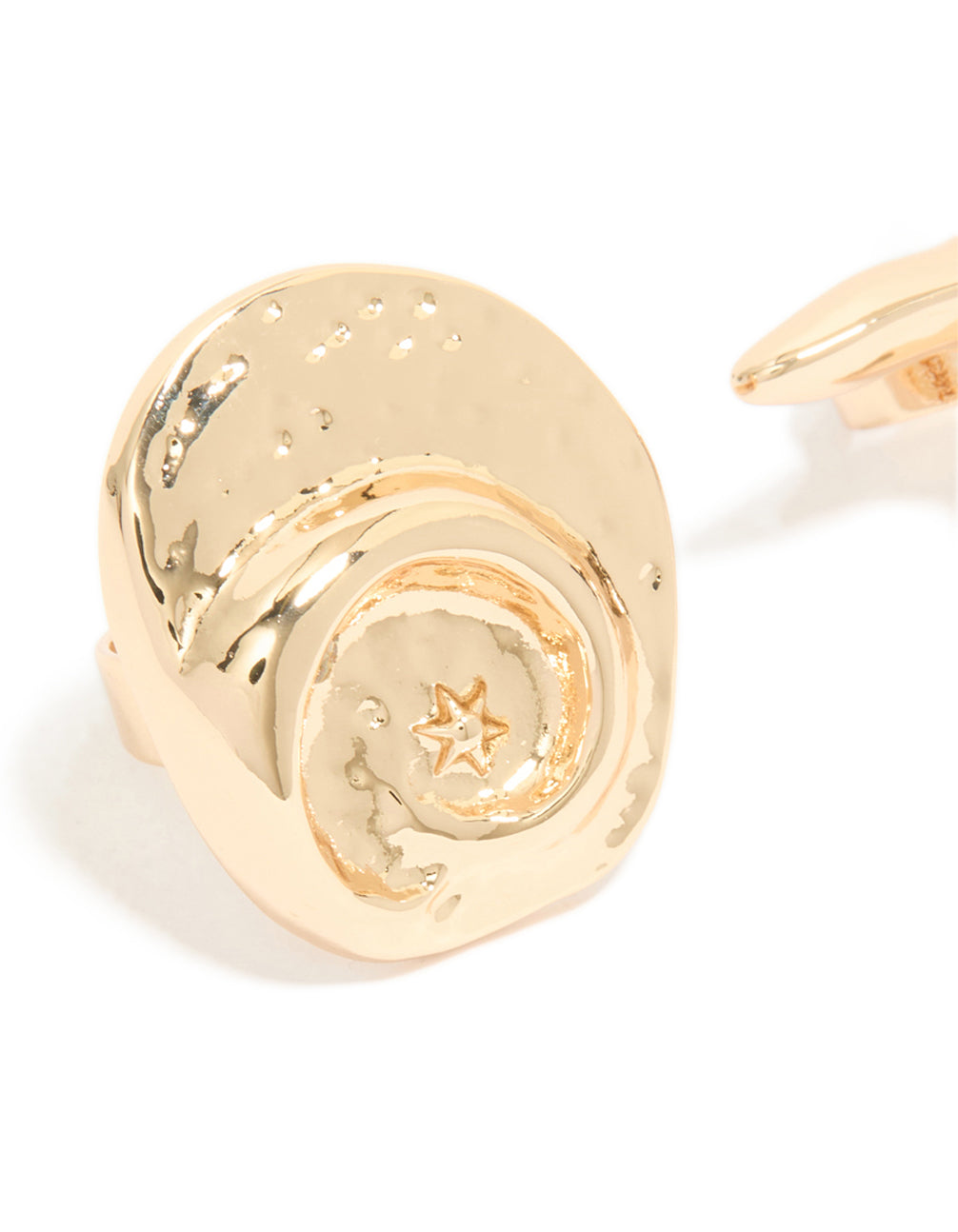 Gold Sea Life Large Rings 3-Pack
