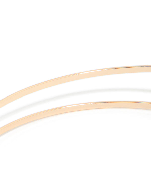 Gold Small Flower Arm Cuff