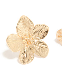 Gold Flower Rings 3-Pack - link has visual effect only