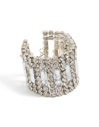 Silver Colossal Diamantes Bracelet - link has visual effect only