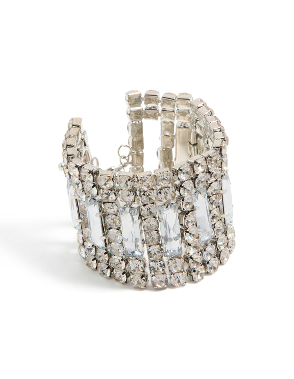 Silver Colossal Diamantes Bracelet