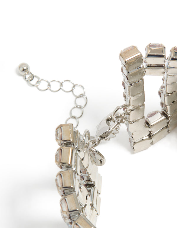 Silver Colossal Diamantes Bracelet