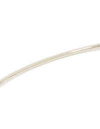 Silver Dainty Swirl Black Semi Precious Stone Arm Cuff - link has visual effect only