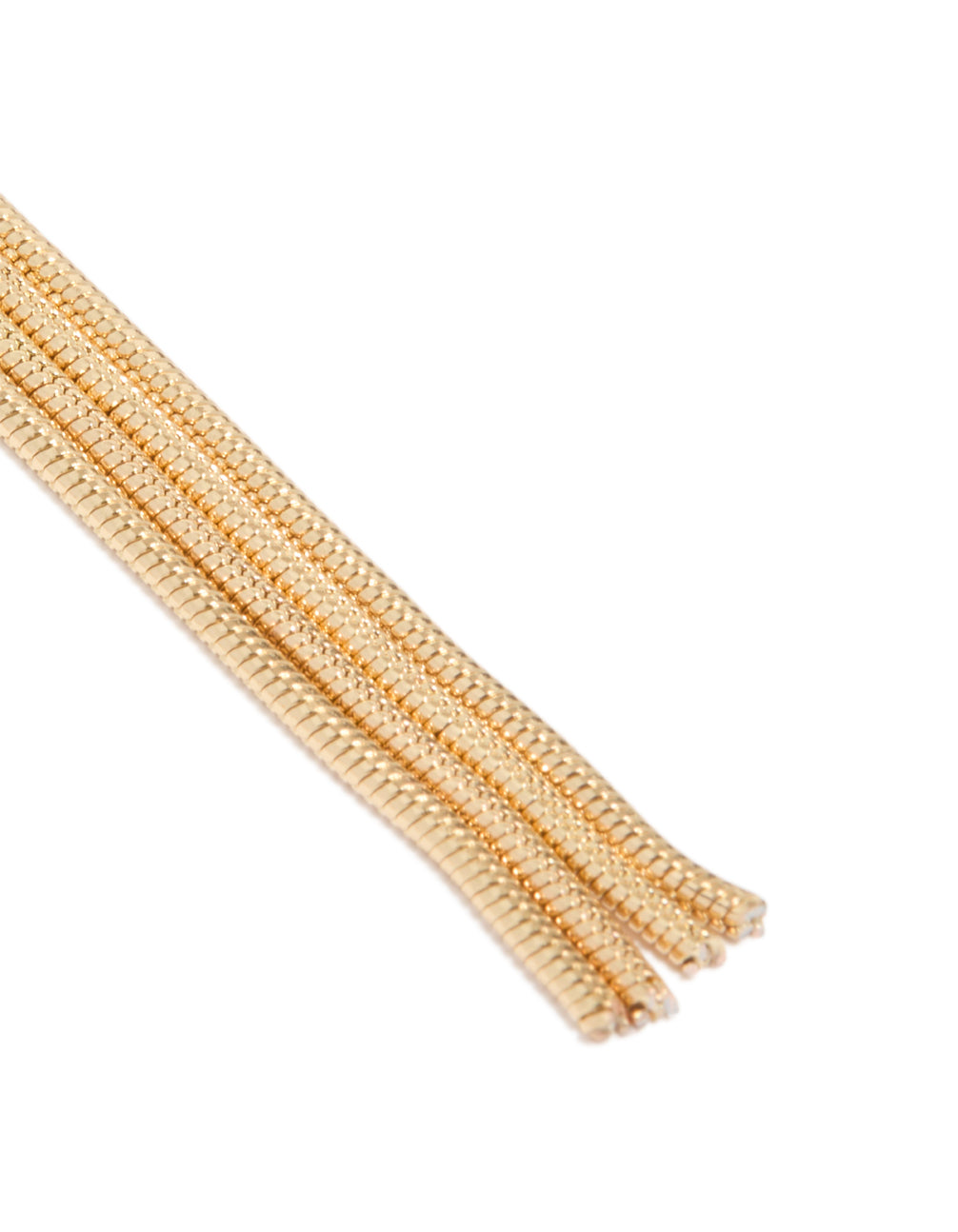 Gold Green Stone Boho Tassel Drop Earrings