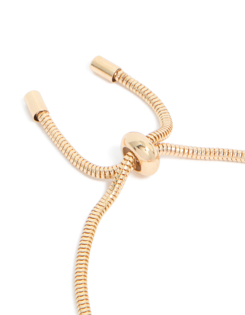 Gold Flower & Heart Charm Toggle Bracelet