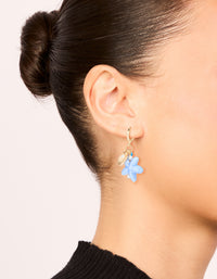 Gold Sea Life Charm Huggie Earrings - link has visual effect only