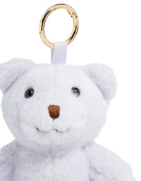Kids White Polyester Teddy Key Chain - link has visual effect only