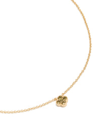 Gold Plated Peridot August Flower Necklace - link has visual effect only