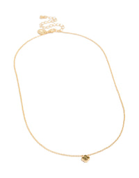 Gold Plated Peridot August Flower Necklace - link has visual effect only