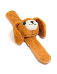 Kids Plush Dog Slap Band - link has visual effect only