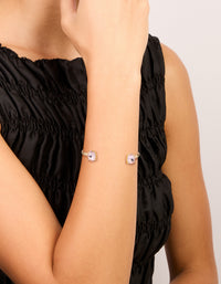 Gold Pink & Purple Diamantes Wrist Cuffs 2-Pack - link has visual effect only