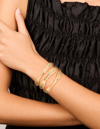 Gold Irregular Line Wrist Cuff - link has visual effect only