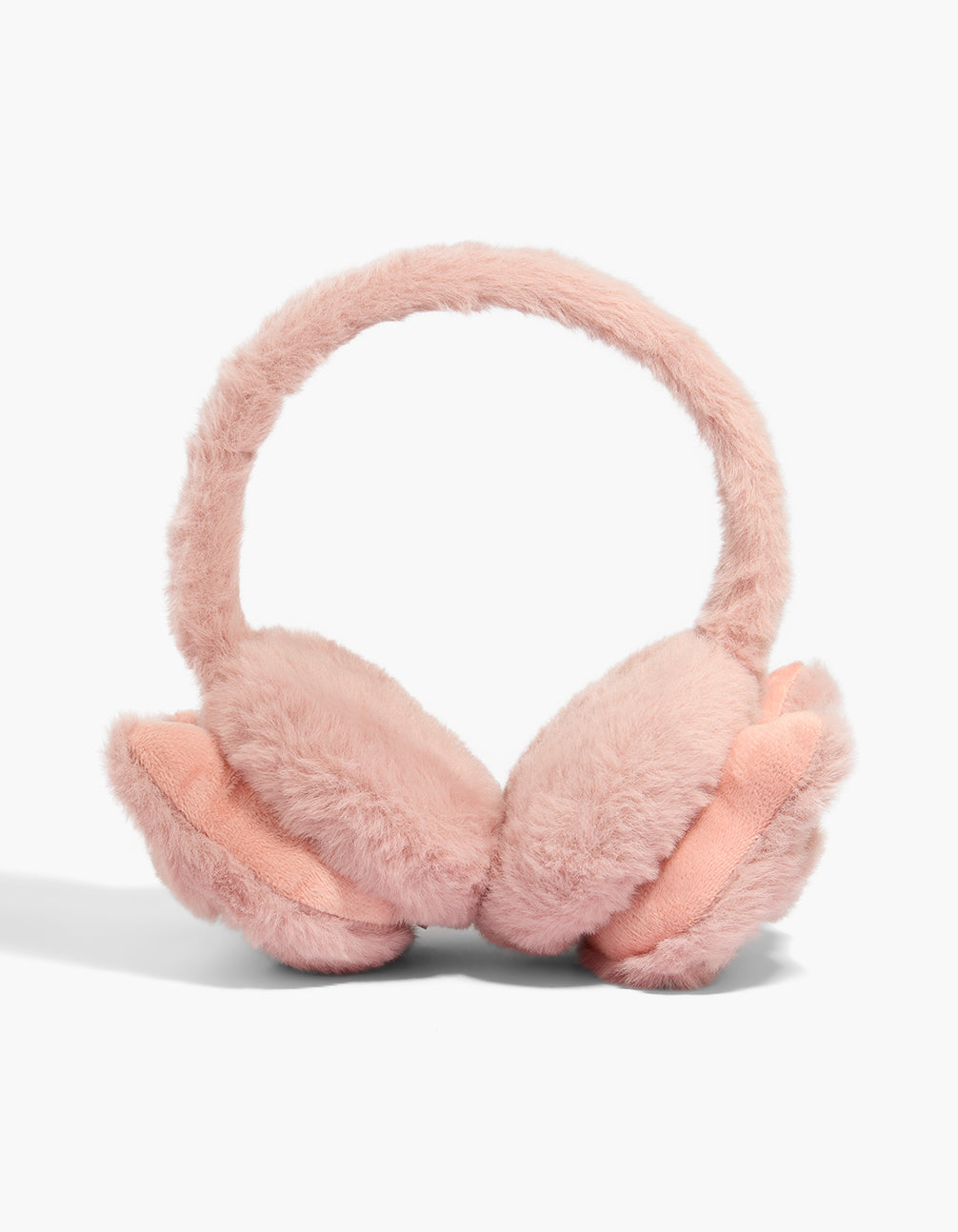Kids Pink Fluffy Cat Ear Muffs