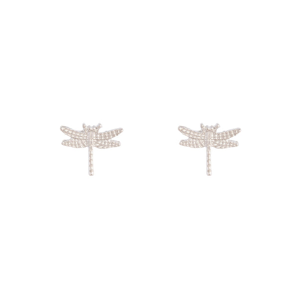 Rhodium Dragonfly Stud Earrings | Jewelery | Necklaces | Rings | Lovisa