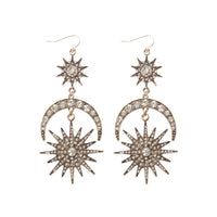 Celestial Crystal Drop Earrings - link has visual effect only