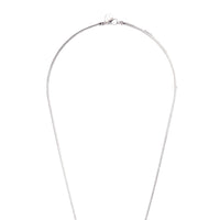 Silver Chain Tassel & Knotted Lariat Necklace - link has visual effect only