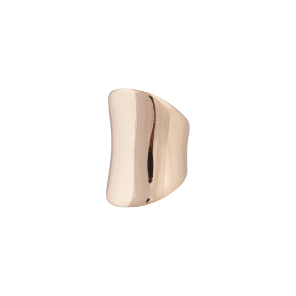 Gold Polished Contour Ring