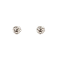 Silver Mini Knot Stud Earrings - link has visual effect only