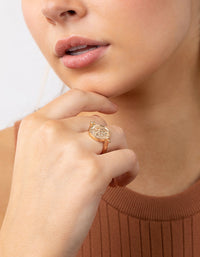 Golden Coin Flip Ring - link has visual effect only