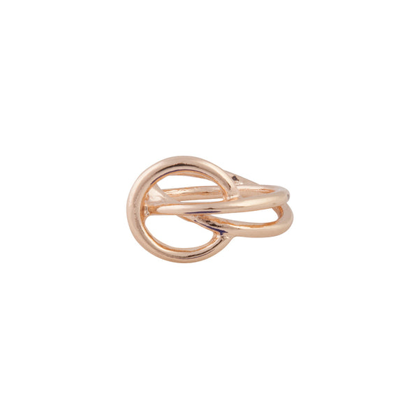 Gold Pretzel Twirl Ring