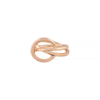 Gold Pretzel Twirl Ring - link has visual effect only