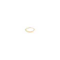 Gold Plated Sterling Silver Diamond Cut Nose Ring - link has visual effect only