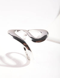 Silver Metal Swirl Ring - link has visual effect only
