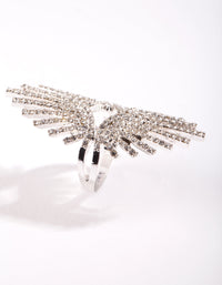 Silver Statement Burst Ring - link has visual effect only